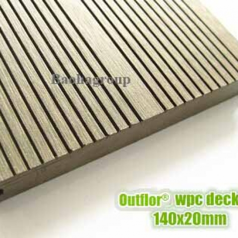 Sàn gỗ nhựa WPC ngoài trời tấm đặc OBM140S20A